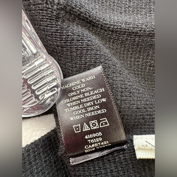 Ann Taylor Women's Black Open Front Long Sweater Vest Size XS - Picture 10 of 12